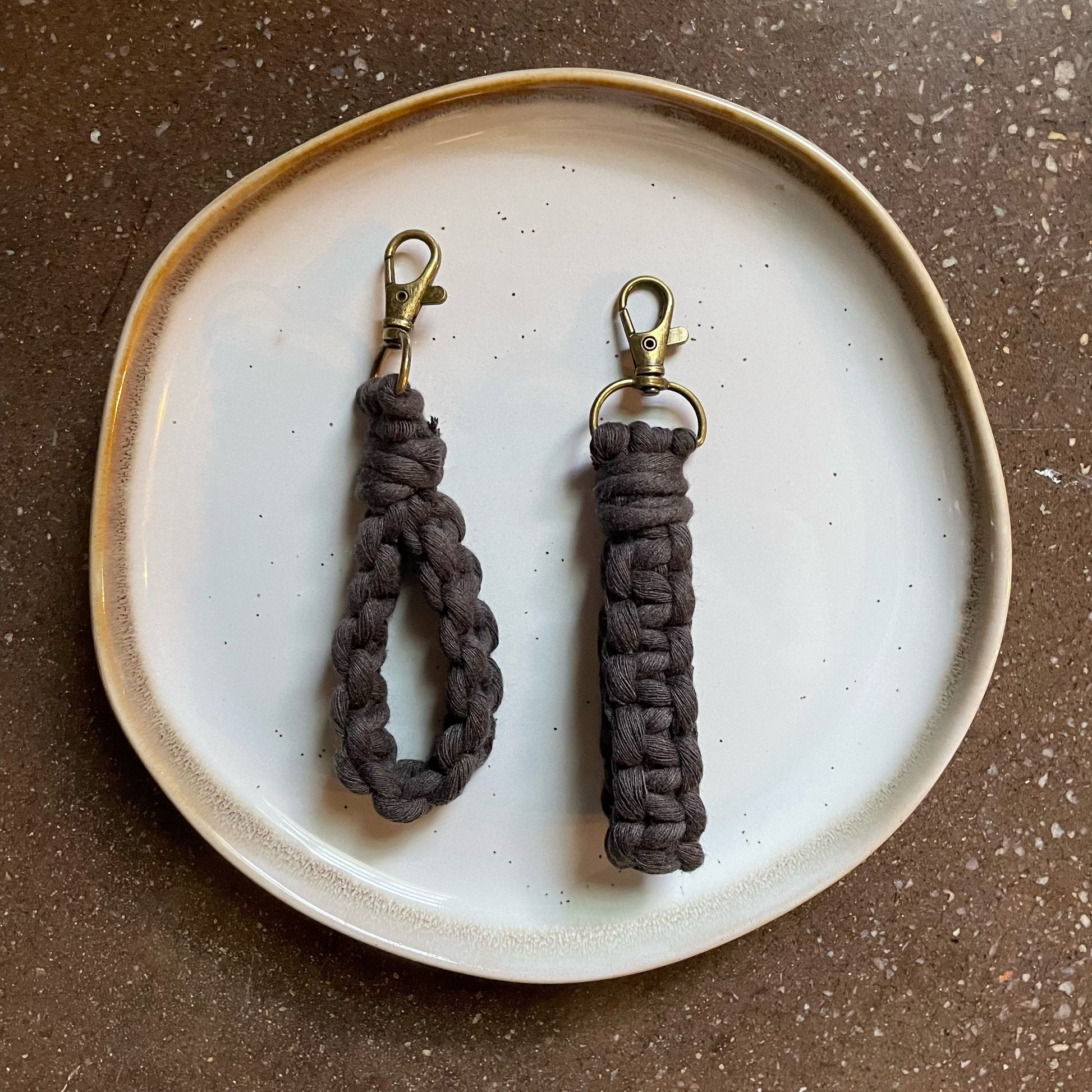 Macrame Finger Loops In Espresso