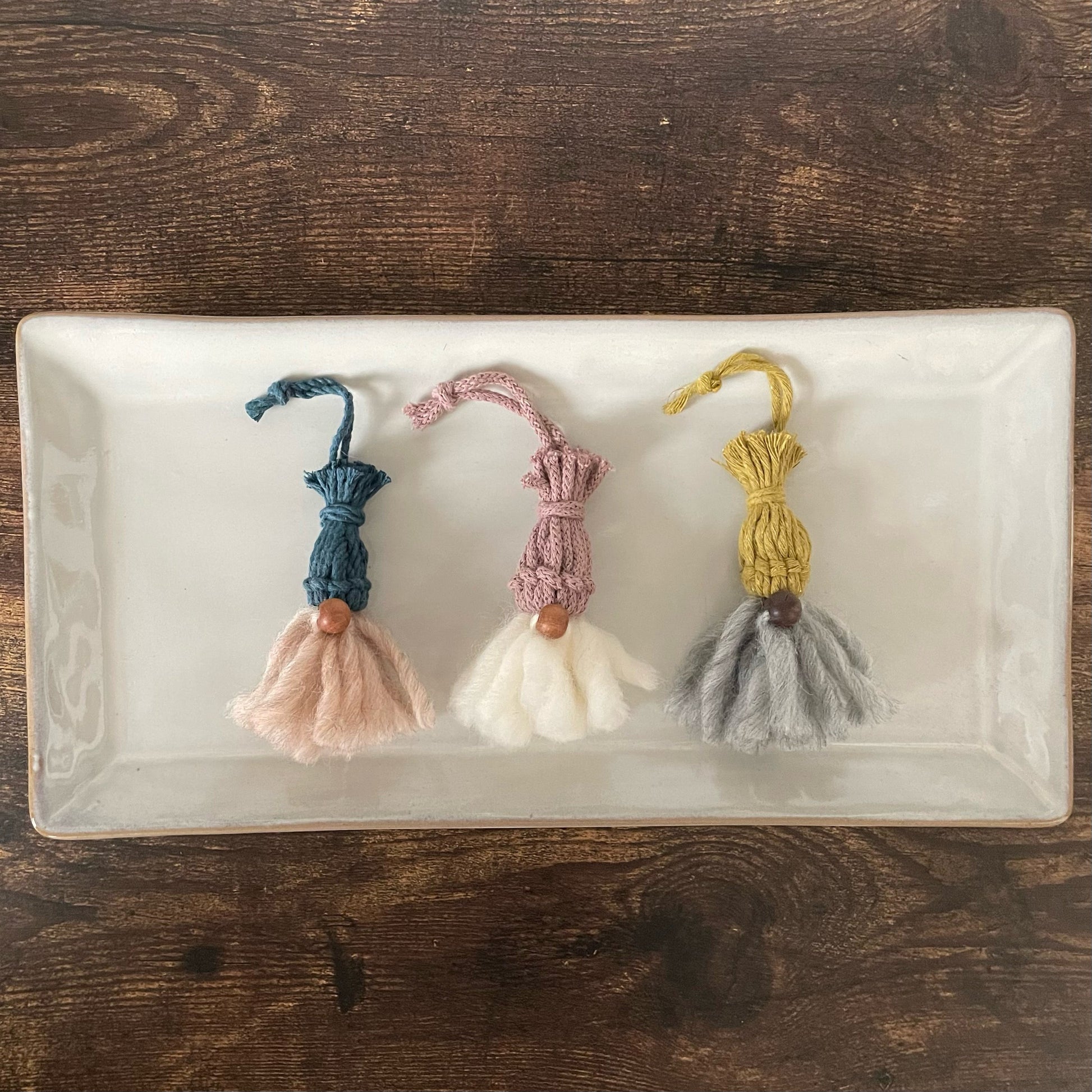 Set Of Three Mini Gnomes