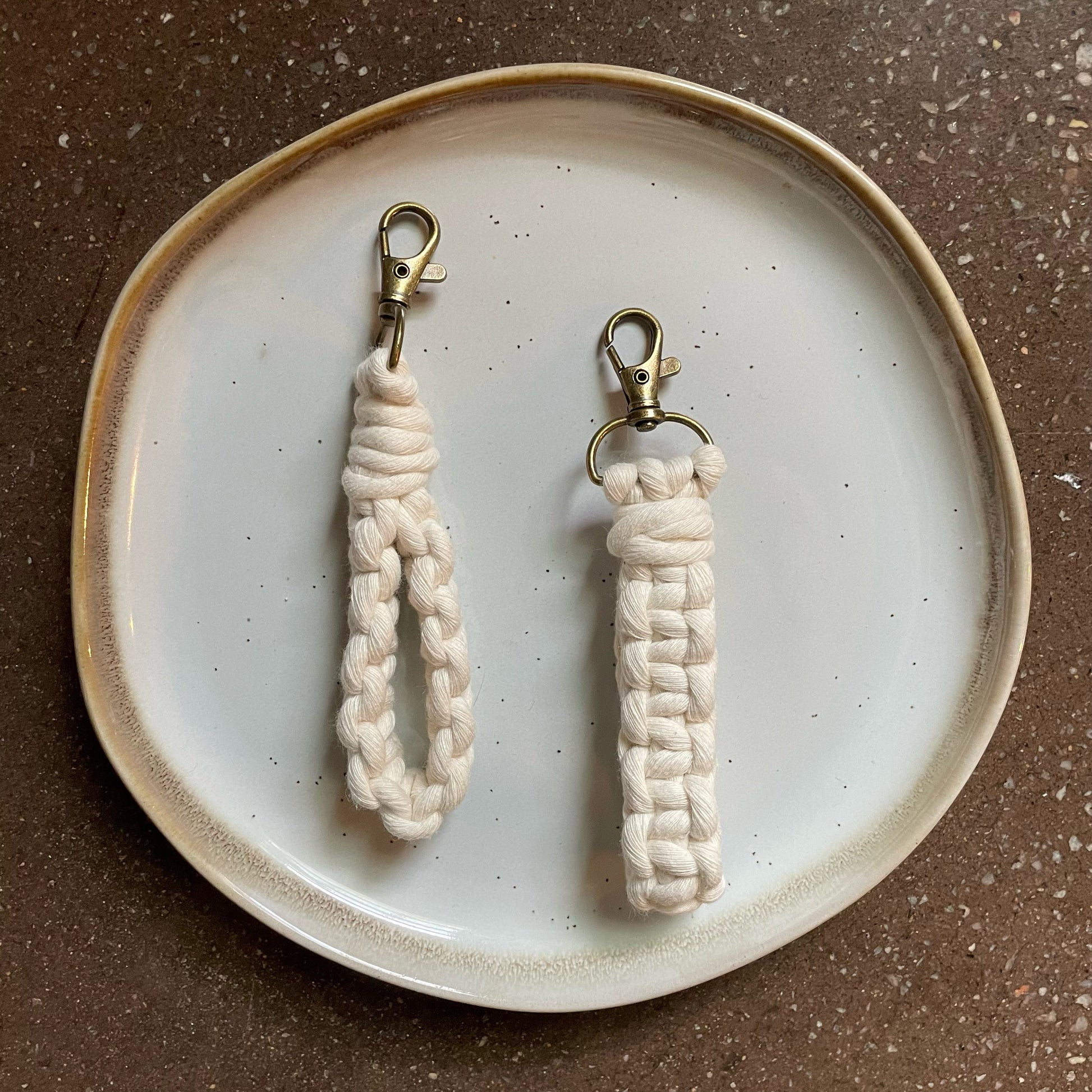 Macrame Finger Loops In Natural