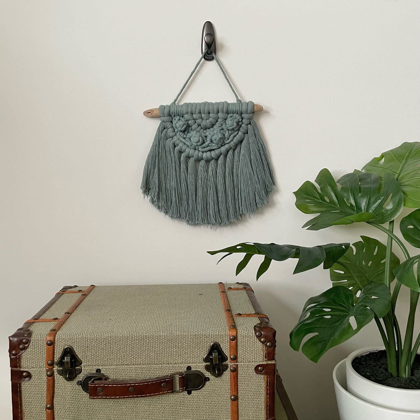 Sweater Weather Macramé Wall Hanging Laurel On Whire Wall